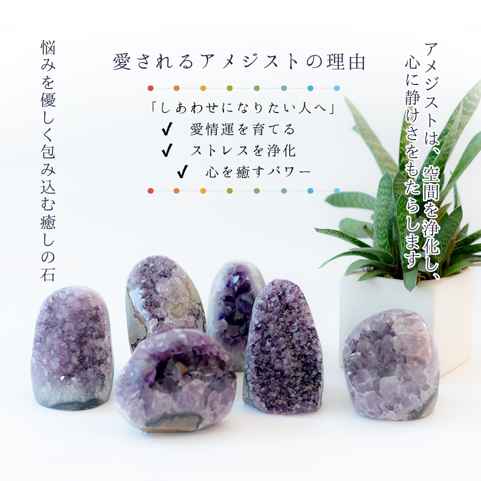 【天然アメジストドーム原石 ❶500g〜549g ❷550g〜599g】癒しと浄化のクラスター|風水魔除け・開運インテリア・金運UPにおすすめ置物!