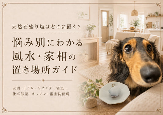 天然石盛り塩はどこに置く？悩み別にわかる風水・家相の置き場所ガイド