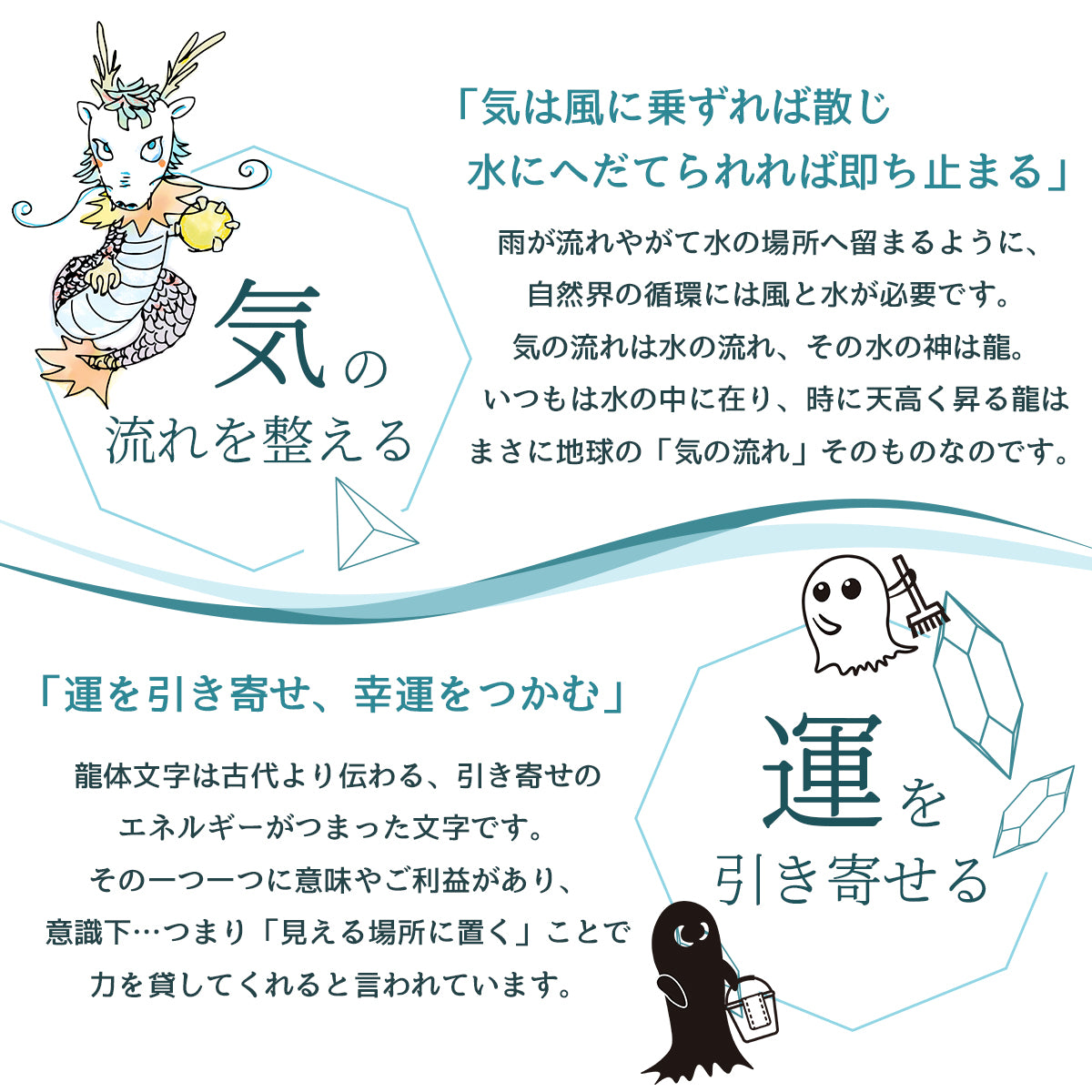龍 風水 ＼ 運気の上がる絵 ／ 龍体文字 陰陽 月 太陽 選べる アート 金運 仕事運 願望成就 開運インテリア 玄関 リビング 守護 置物 びなっち