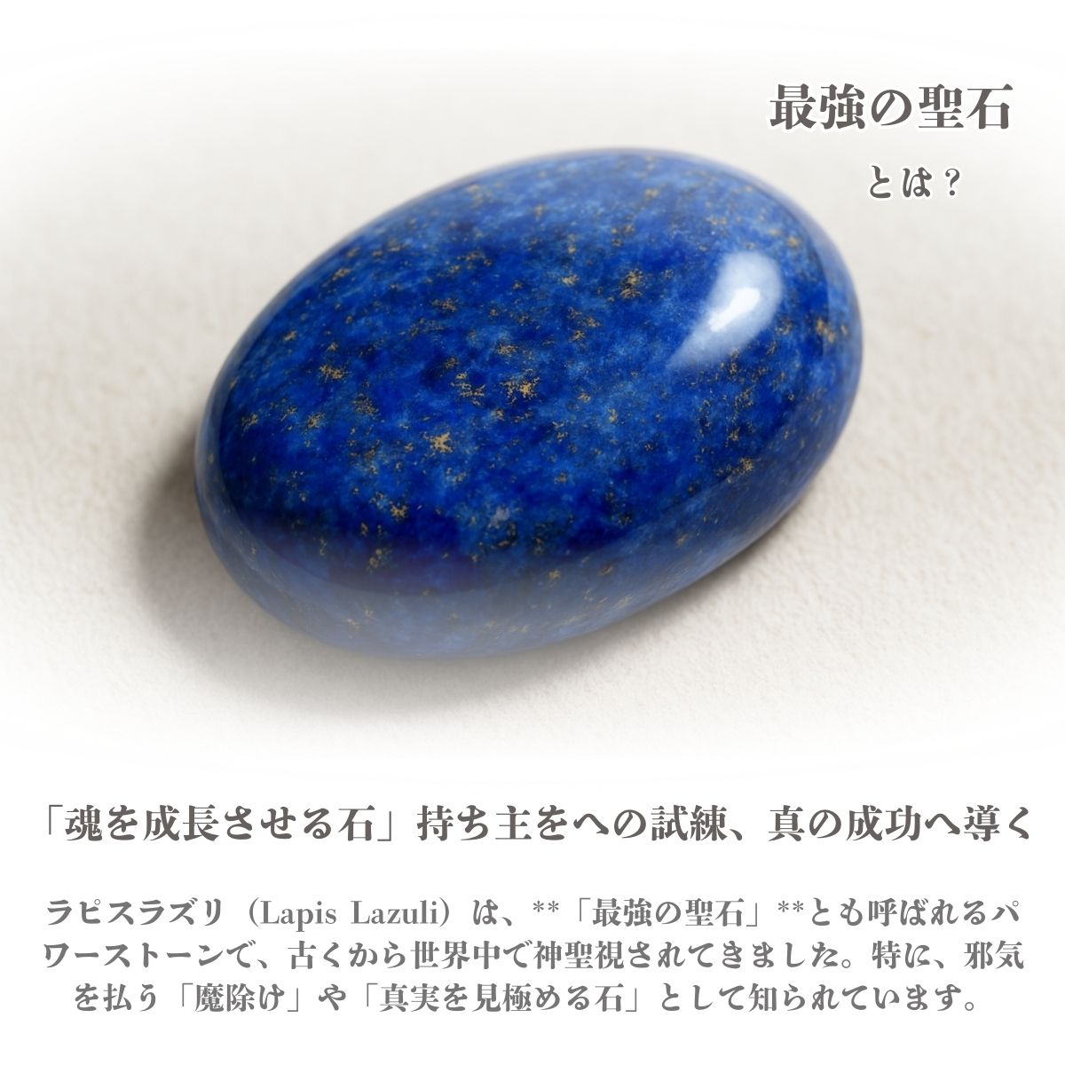 最強の聖石｜ラピスラズリ六角柱 約6～7cm １本 天然石 パワーストーン 真実と直感 幸運 癒し 開運 インテリア 浄化 ギフト