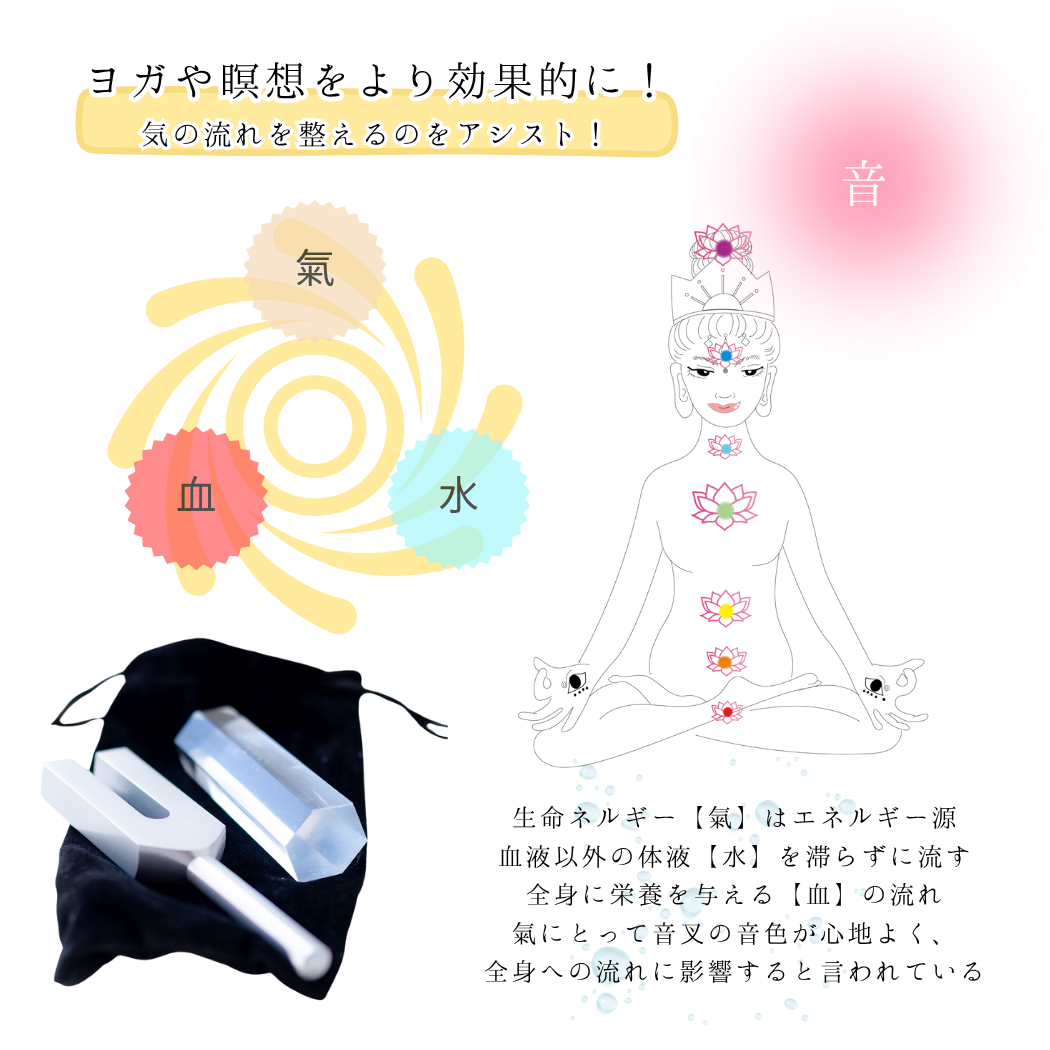 クリスタルチューナー 4096Hz C 音叉 水晶 六角柱 浄化 セット 天然石 ヒーリング 音叉ヒーリング クリスタルヒーリング 波動 調整 浄化グッズ 交換不要盛り塩 浄化用 ギフト