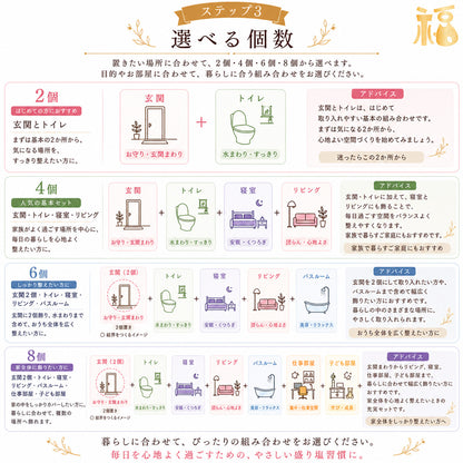 選べる誕生石＆天然石 交換不要盛り塩 円錐｜誕生石12種＋モリオン・ストロベリークオーツ・ロードナイト｜2・4・6・8個選択可